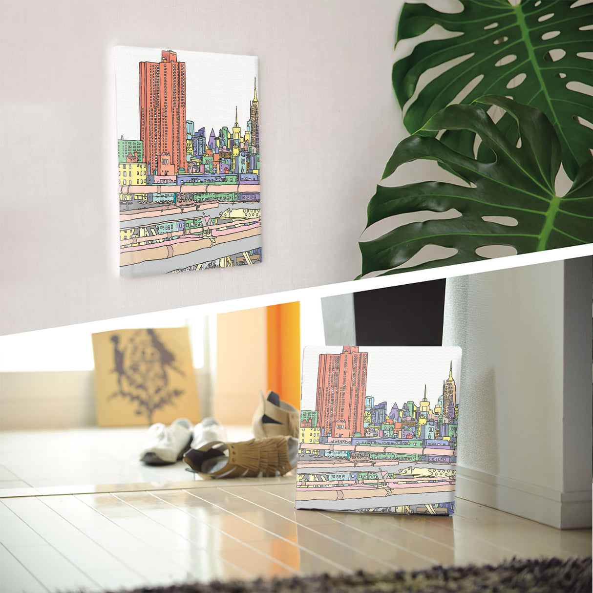 町並みのインテリア小物 アート 雑貨 mic-0003 - ArtDeli. アートパネル専門店