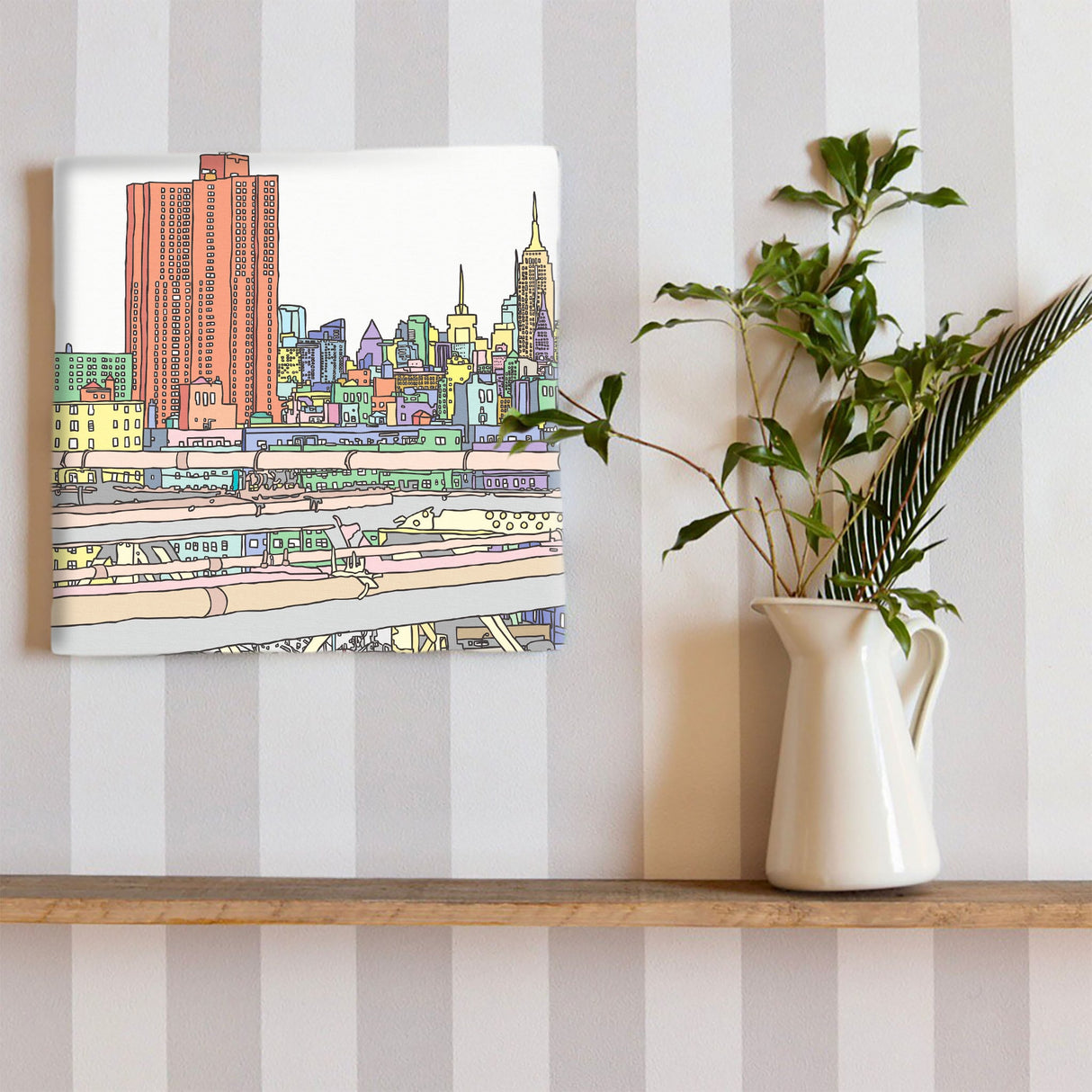 町並みのインテリア小物 アート 雑貨 mic-0003 - ArtDeli. アートパネル専門店