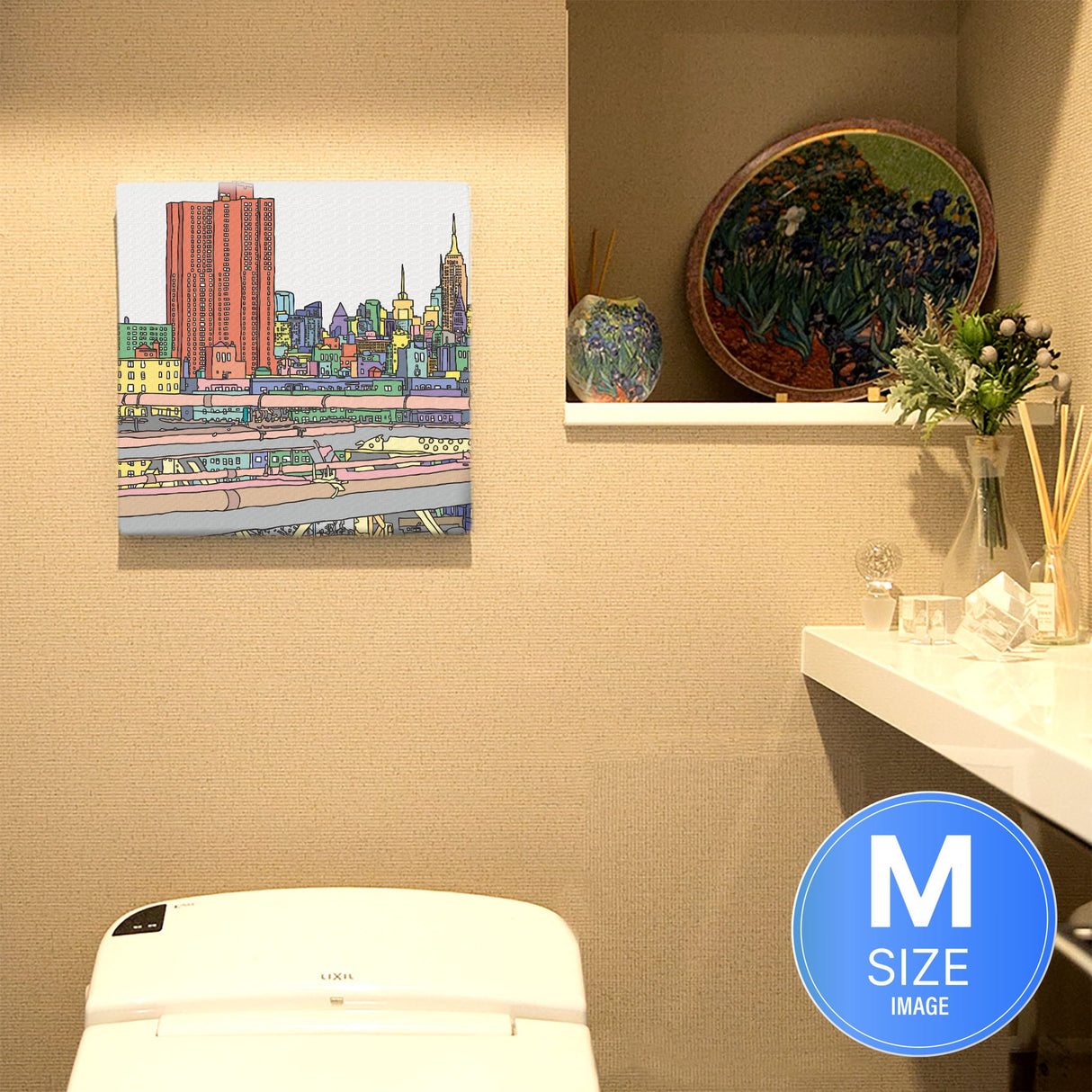 町並みのインテリア小物 アート 雑貨 mic-0003 - ArtDeli. アートパネル専門店