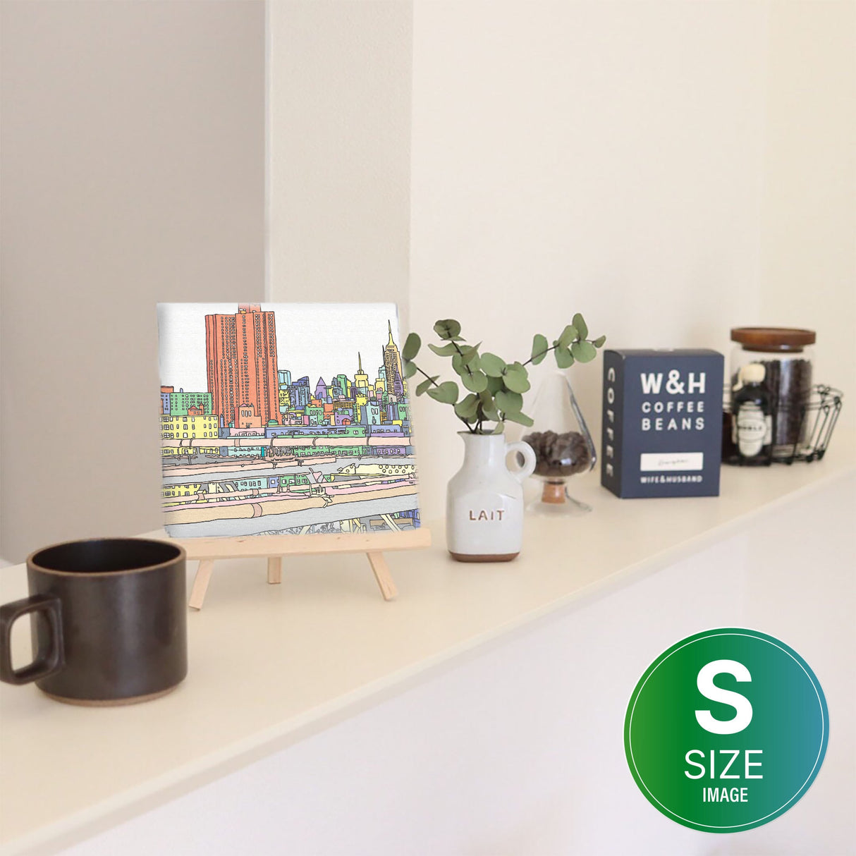 町並みのインテリア小物 アート 雑貨 mic-0003 - ArtDeli. アートパネル専門店