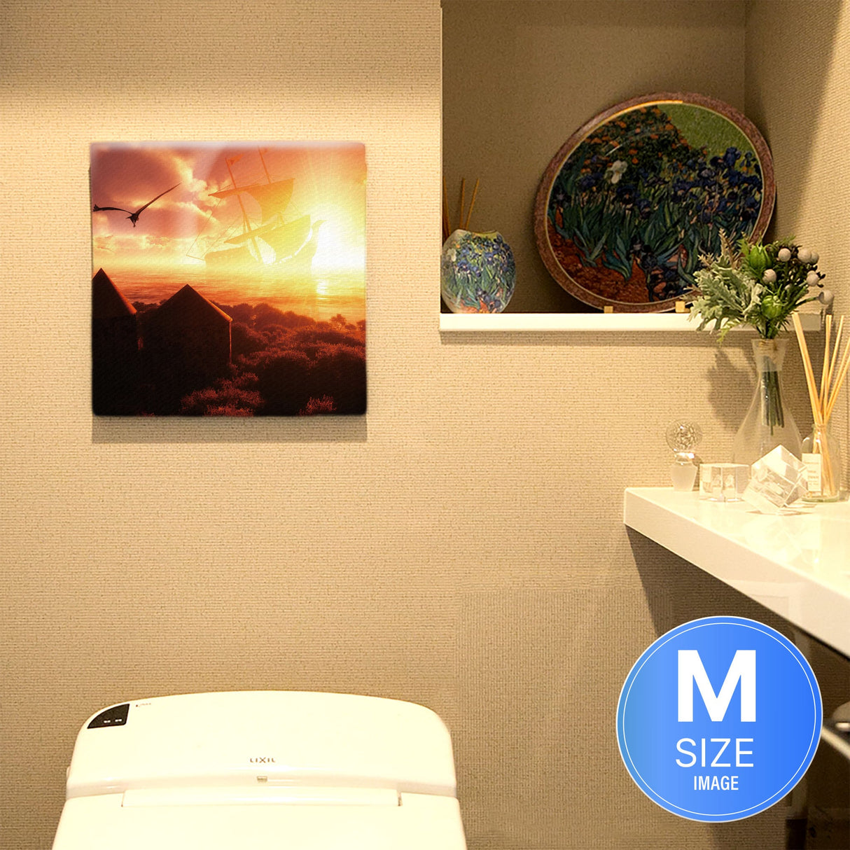 毛利孝夫のファブリックパネル 一人暮らし インテリア mor-0011 - ArtDeli. アートパネル専門店