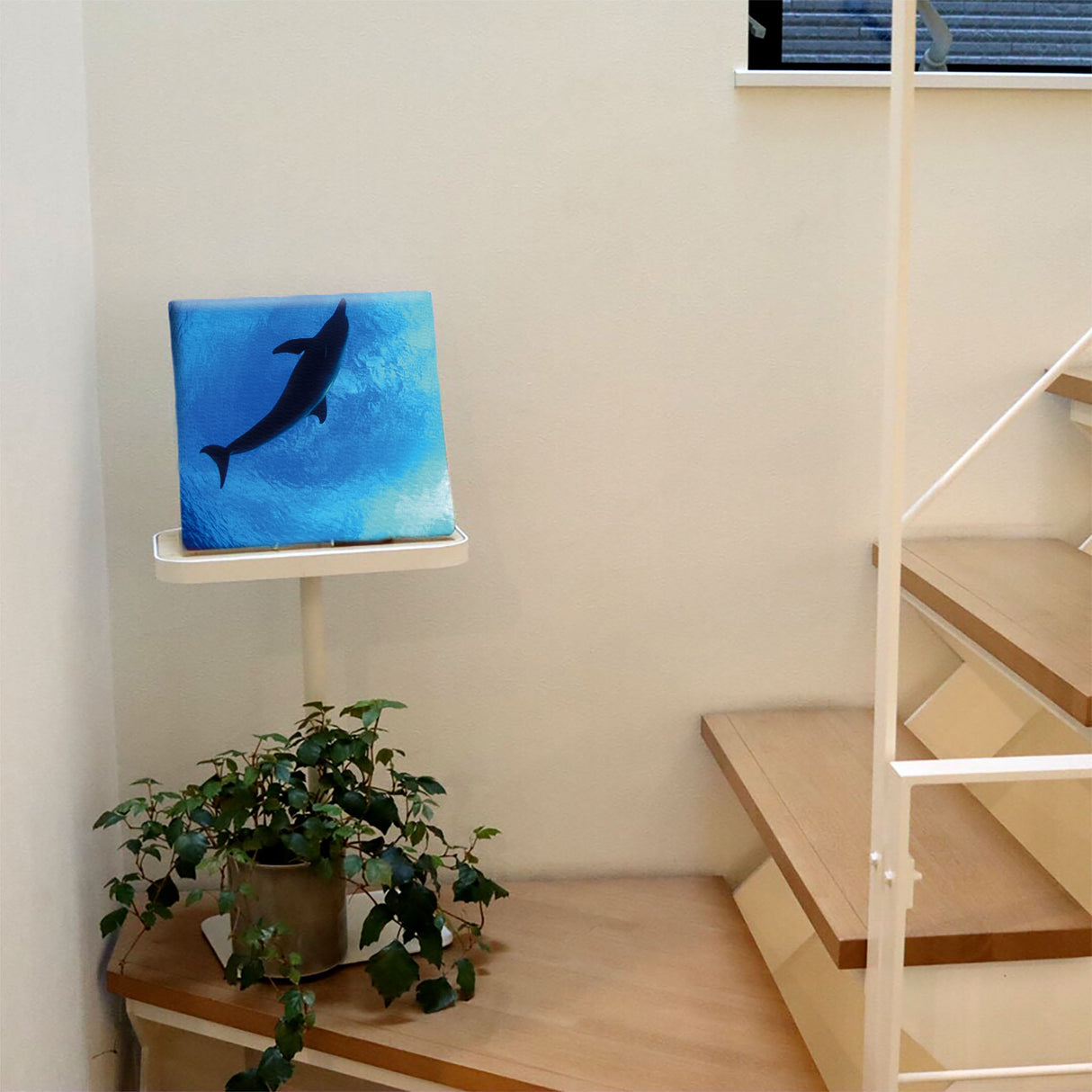 うみカメラマン「むらいさち」のファブリックパネル|イルカ アート 雑貨 mur-0002 - ArtDeli. アートパネル専門店