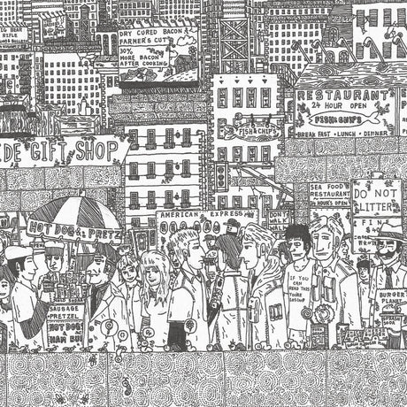 街並みイラストのインテリア小物 壁掛け アート mzk-0003 - ArtDeli. アートパネル専門店