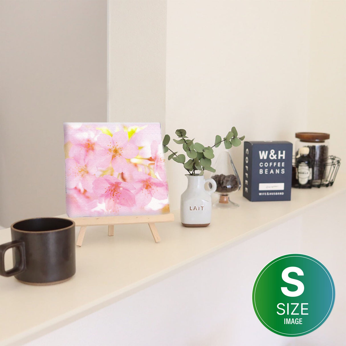 桜のファブリックパネル インテリア雑貨 アートパネル キャンバス 花 ピンク nori-2005-006 - ArtDeli. アートパネル専門店