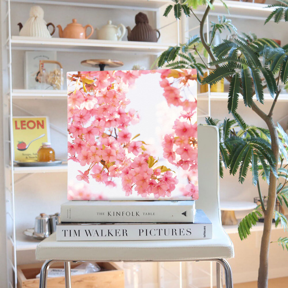 桜のファブリックボード インテリア雑貨 アートパネル キャンバス 花 ピンク nori-2005-010 - ArtDeli. アートパネル専門店
