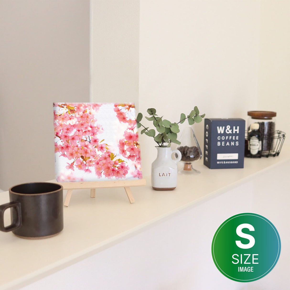 桜のファブリックボード インテリア雑貨 アートパネル キャンバス 花 ピンク nori-2005-010 - ArtDeli. アートパネル専門店