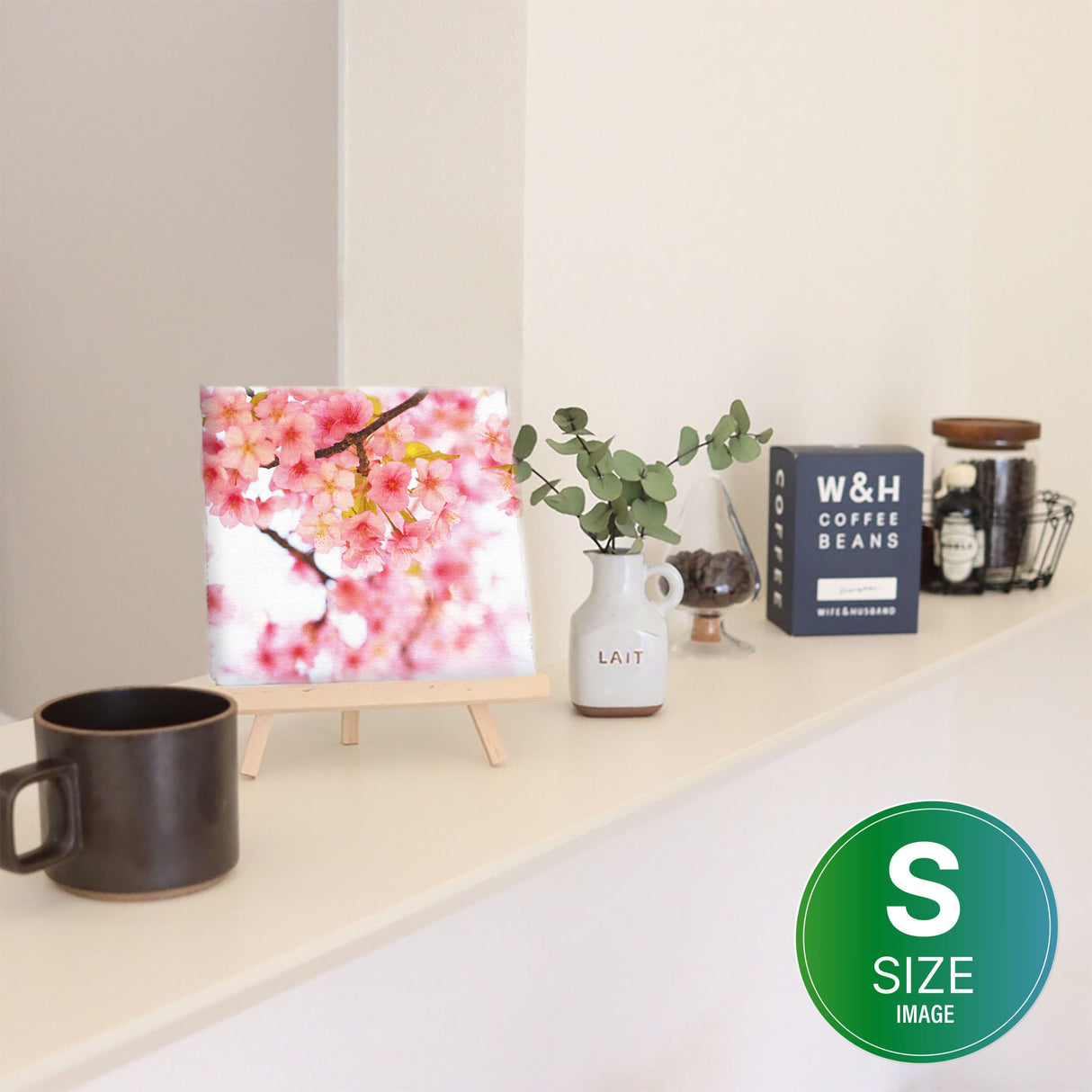 桜のファブリックパネルセット インテリア雑貨 アートパネル キャンバス 花 ピンク nori-2005-011 - ArtDeli. アートパネル専門店