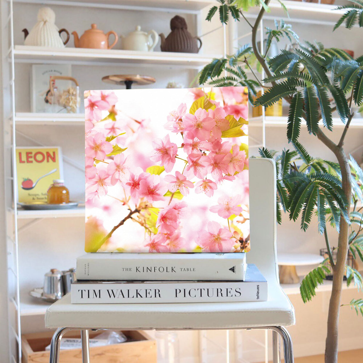 桜のウォールデコセット インテリア雑貨 アートパネル キャンバス 花 ピンク nori-2005-013 - ArtDeli. アートパネル専門店