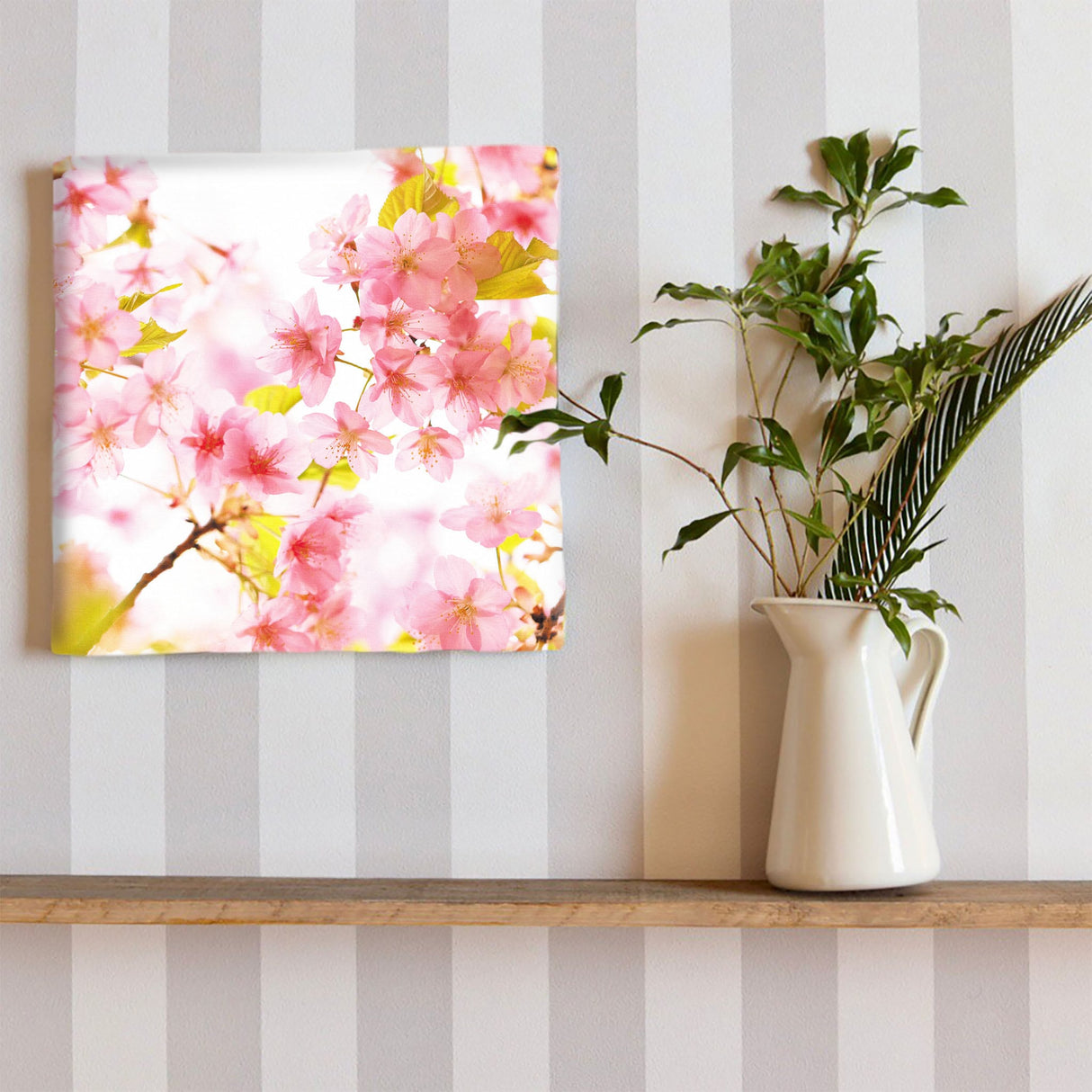 桜のウォールデコセット インテリア雑貨 アートパネル キャンバス 花 ピンク nori-2005-013 - ArtDeli. アートパネル専門店