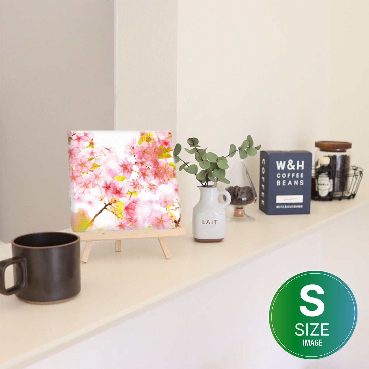 桜のウォールデコセット インテリア雑貨 アートパネル キャンバス 花 ピンク nori-2005-013 - ArtDeli. アートパネル専門店