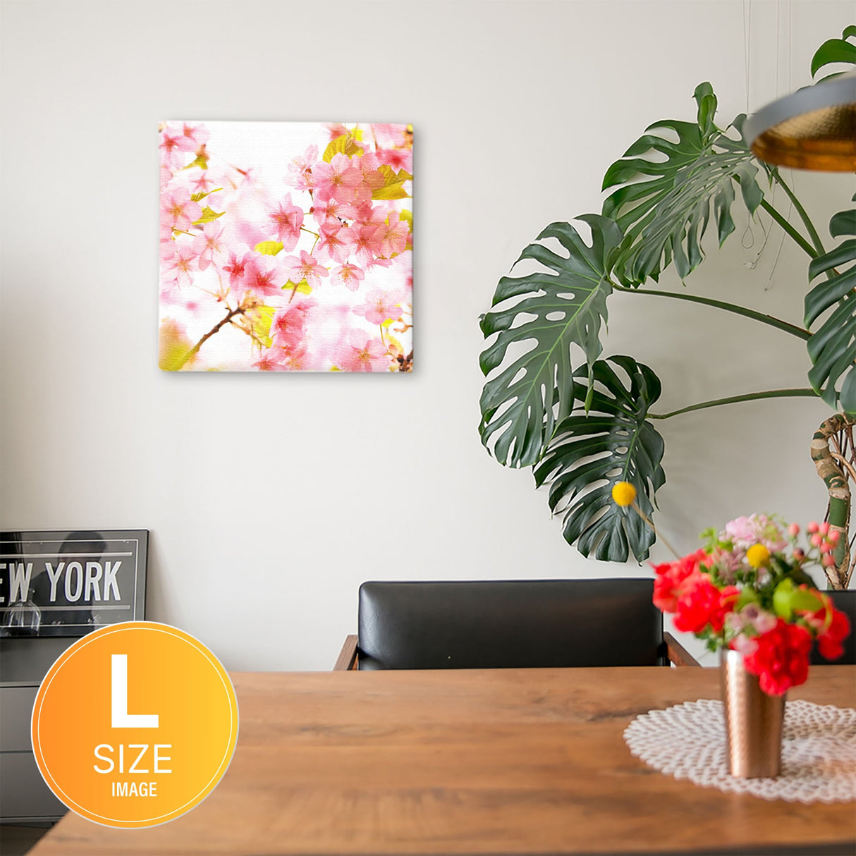 桜のウォールデコセット インテリア雑貨 アートパネル キャンバス 花 ピンク nori-2005-013 - ArtDeli. アートパネル専門店