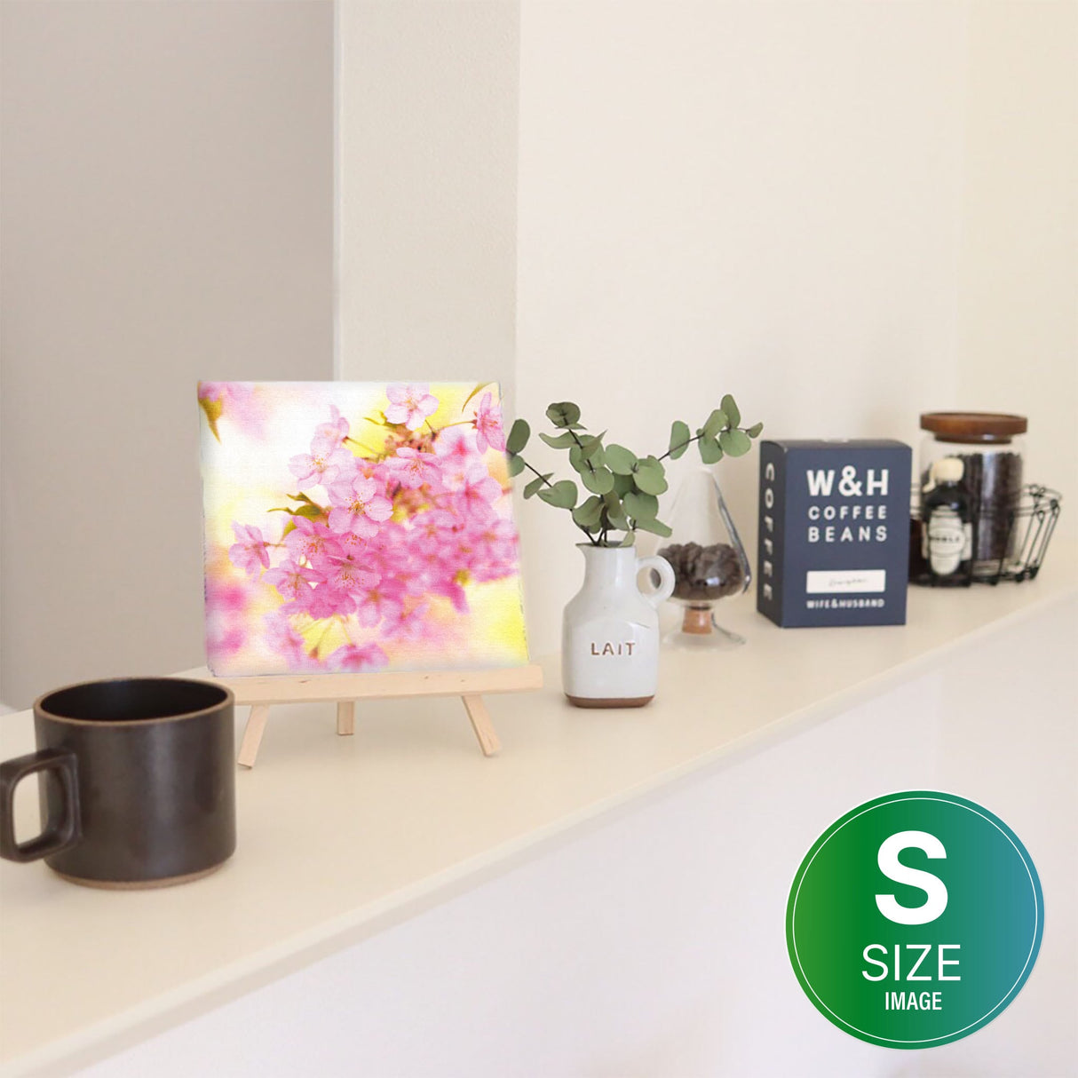 桜のファブリックパネルセット インテリア雑貨 アートパネル キャンバス 花 ピンク nori-2005-014 - ArtDeli. アートパネル専門店