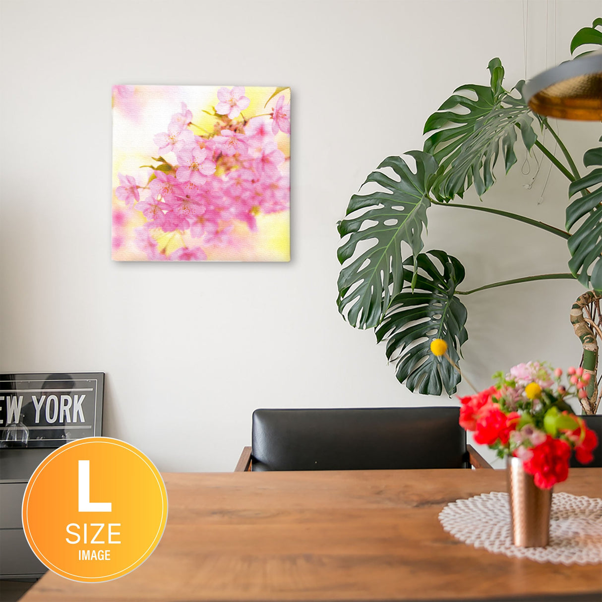 桜のファブリックパネルセット インテリア雑貨 アートパネル キャンバス 花 ピンク nori-2005-014 - ArtDeli. アートパネル専門店