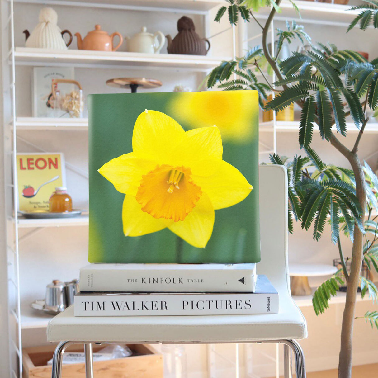 水仙のアートパネルセット インテリア雑貨 アートパネル キャンバス 花 イエロー nori-2005-015 - ArtDeli. アートパネル専門店
