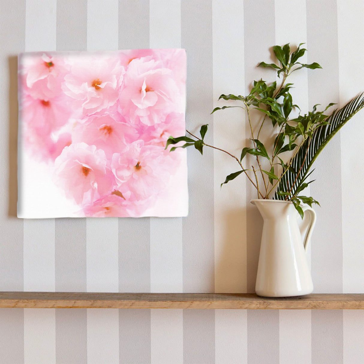 桜の壁掛けアートセット インテリア雑貨 アートパネル キャンバス 花 ピンク nori-2005-018 - ArtDeli. アートパネル専門店