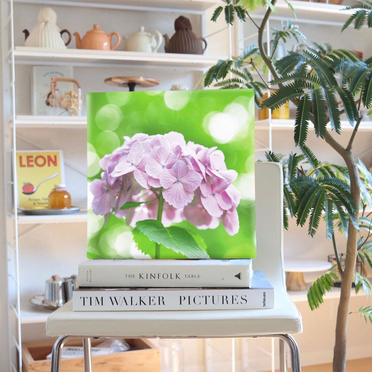 アジサイのファブリックボードセット インテリア雑貨 アートパネル キャンバス 花 パープル nori-2005-019 - ArtDeli. アートパネル専門店