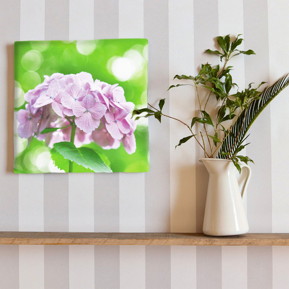 アジサイのファブリックボードセット インテリア雑貨 アートパネル キャンバス 花 パープル nori-2005-019 - ArtDeli. アートパネル専門店