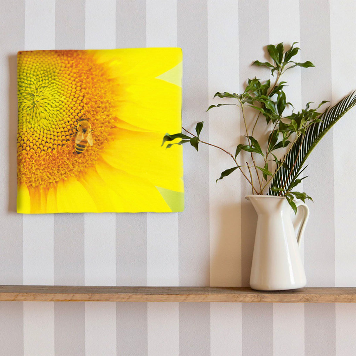 ヒマワリのファブリックパネルセット インテリア雑貨 アートパネル キャンバス 花 イエロー nori-2005-021 - ArtDeli. アートパネル専門店
