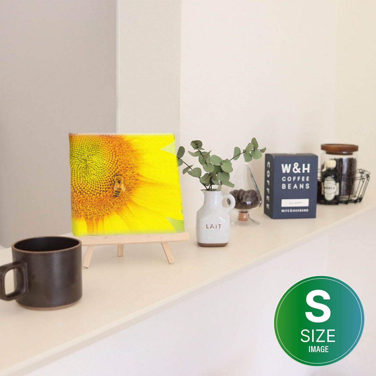 ヒマワリのファブリックパネルセット インテリア雑貨 アートパネル キャンバス 花 イエロー nori-2005-021 - ArtDeli. アートパネル専門店