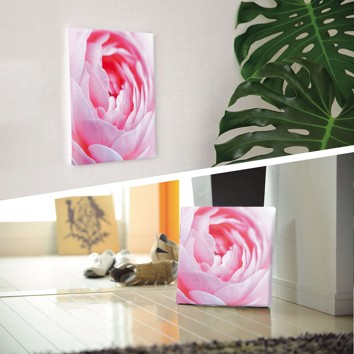 バラのファブリックボードセット インテリア雑貨 アートパネル キャンバス 花 ピンク nori-2005-025 - ArtDeli. アートパネル専門店