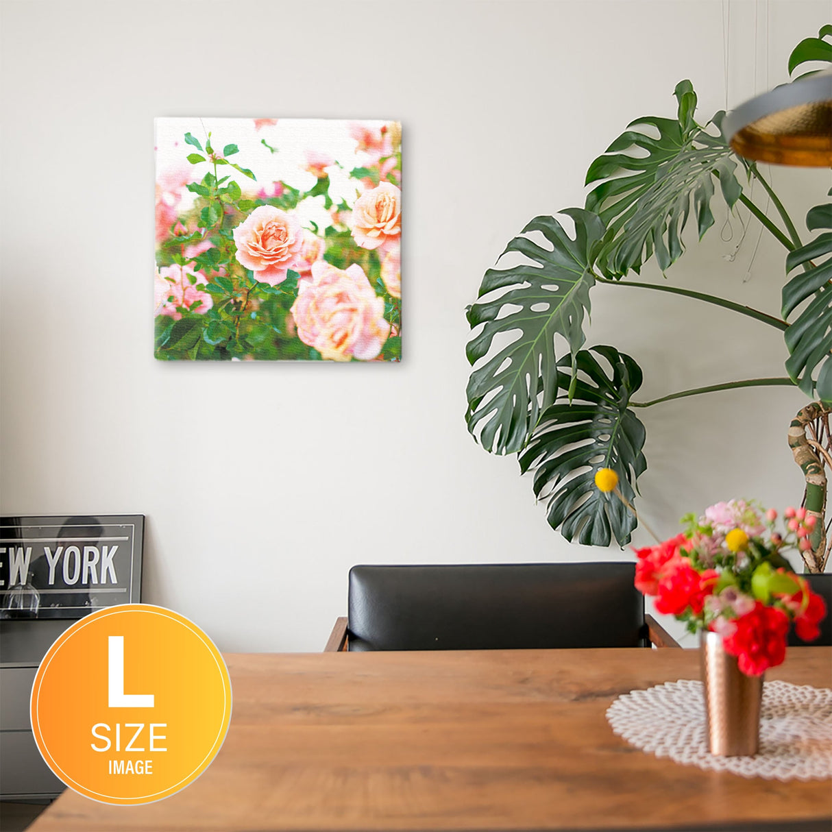 バラのファブリックボードセット インテリア雑貨 アートパネル キャンバス 花 ピンク nori-2005-026 - ArtDeli. アートパネル専門店