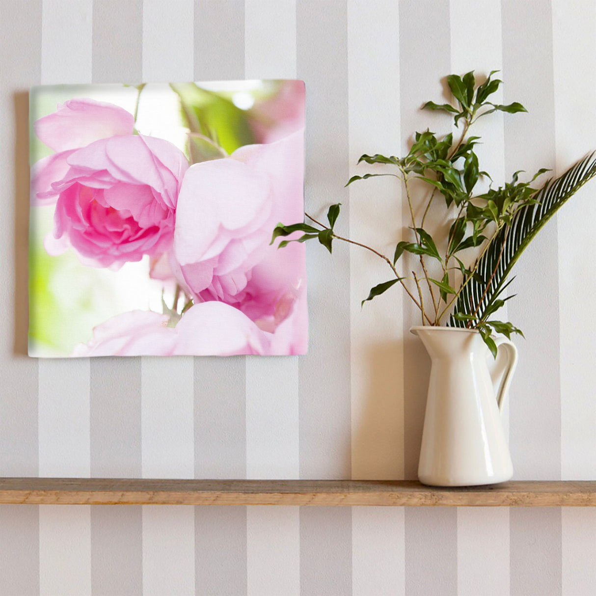 バラのファブリックパネルセット インテリア雑貨 アートパネル キャンバス 花 ピンク nori-2005-027 - ArtDeli. アートパネル専門店