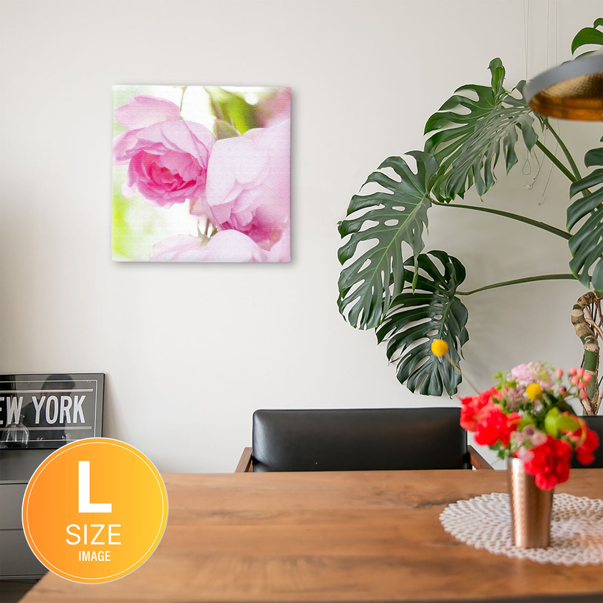 バラのファブリックパネルセット インテリア雑貨 アートパネル キャンバス 花 ピンク nori-2005-027 - ArtDeli. アートパネル専門店