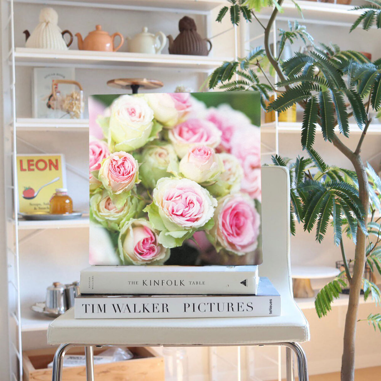 バラのファブリックパネルセット インテリア雑貨 アートパネル キャンバス 花 ピンク nori-2005-028 - ArtDeli. アートパネル専門店