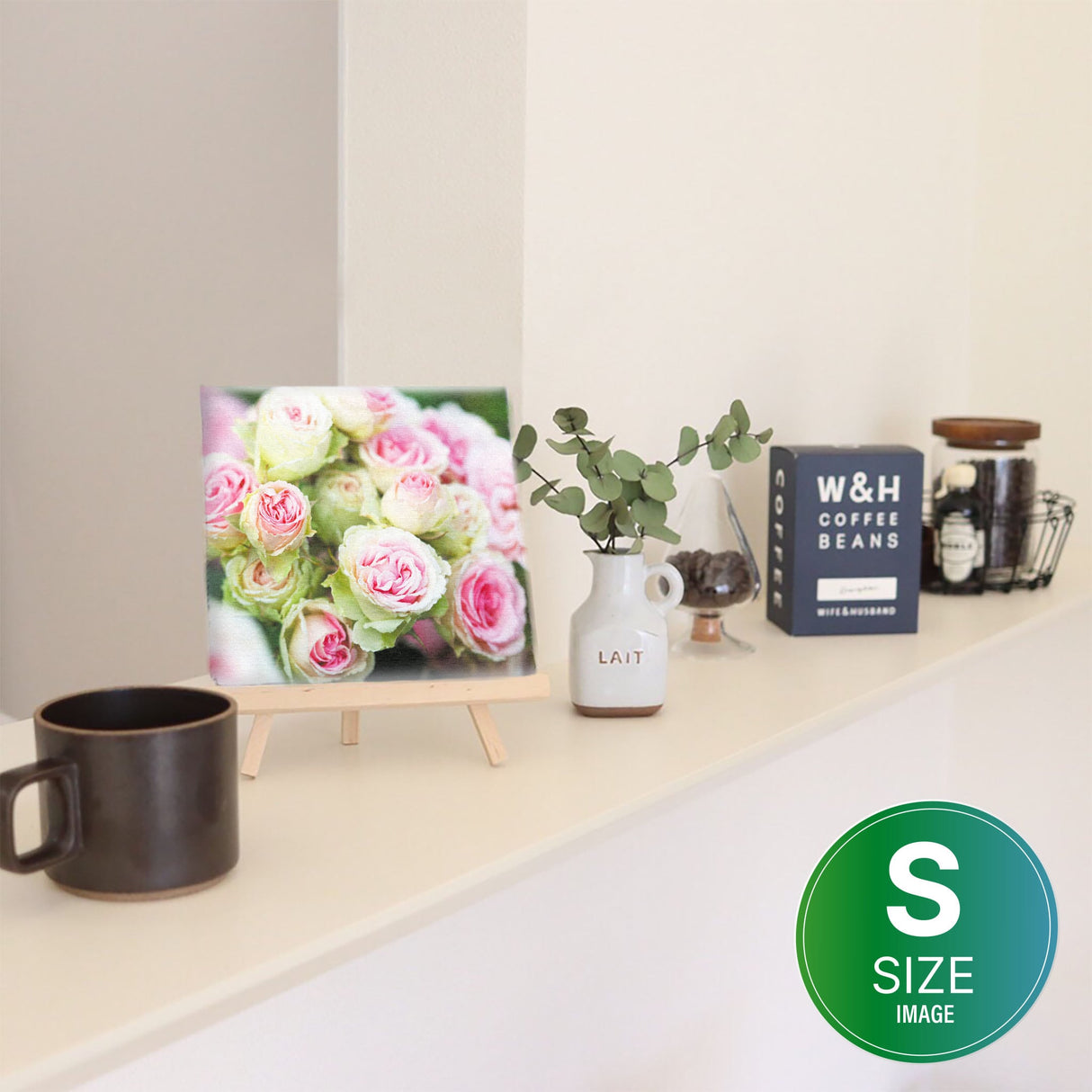 バラのファブリックパネルセット インテリア雑貨 アートパネル キャンバス 花 ピンク nori-2005-028 - ArtDeli. アートパネル専門店