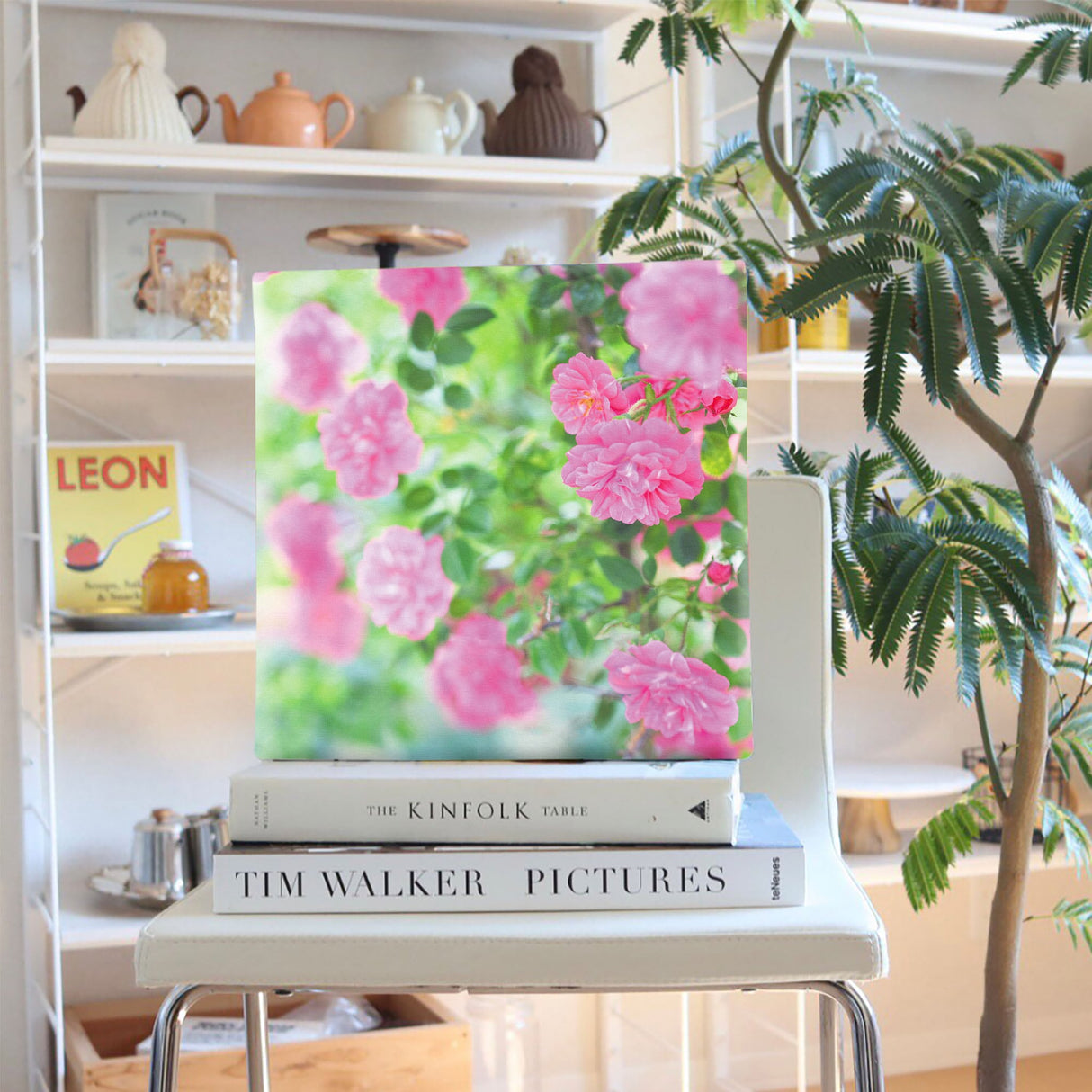 バラのウォールデコセット インテリア雑貨 アートパネル キャンバス 花 ピンク nori-2005-029 - ArtDeli. アートパネル専門店