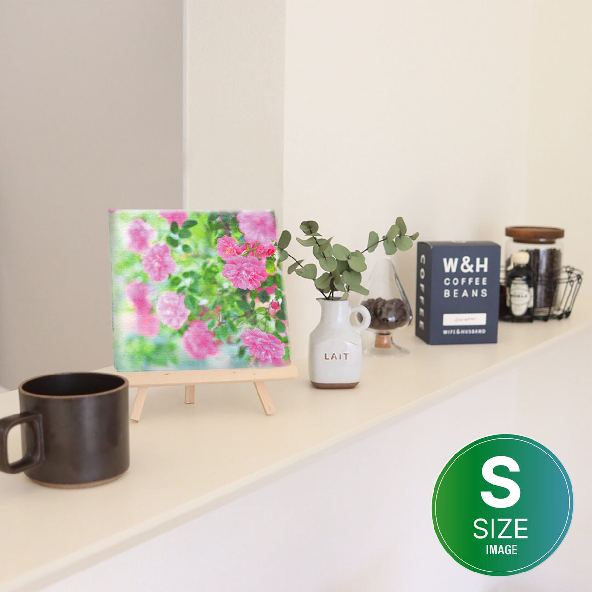 バラのウォールデコセット インテリア雑貨 アートパネル キャンバス 花 ピンク nori-2005-029 - ArtDeli. アートパネル専門店