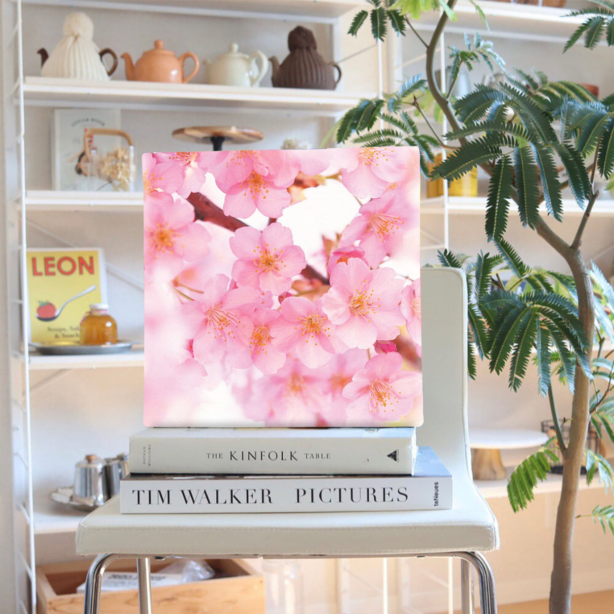 桜のファブリックパネルセット インテリア雑貨 アートパネル キャンバス 花 ピンク nori-2005-030 - ArtDeli. アートパネル専門店