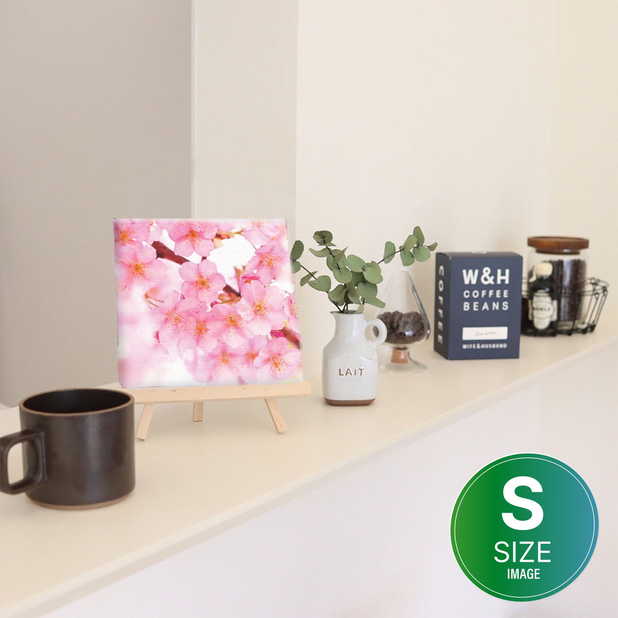 桜のファブリックパネルセット インテリア雑貨 アートパネル キャンバス 花 ピンク nori-2005-030 - ArtDeli. アートパネル専門店