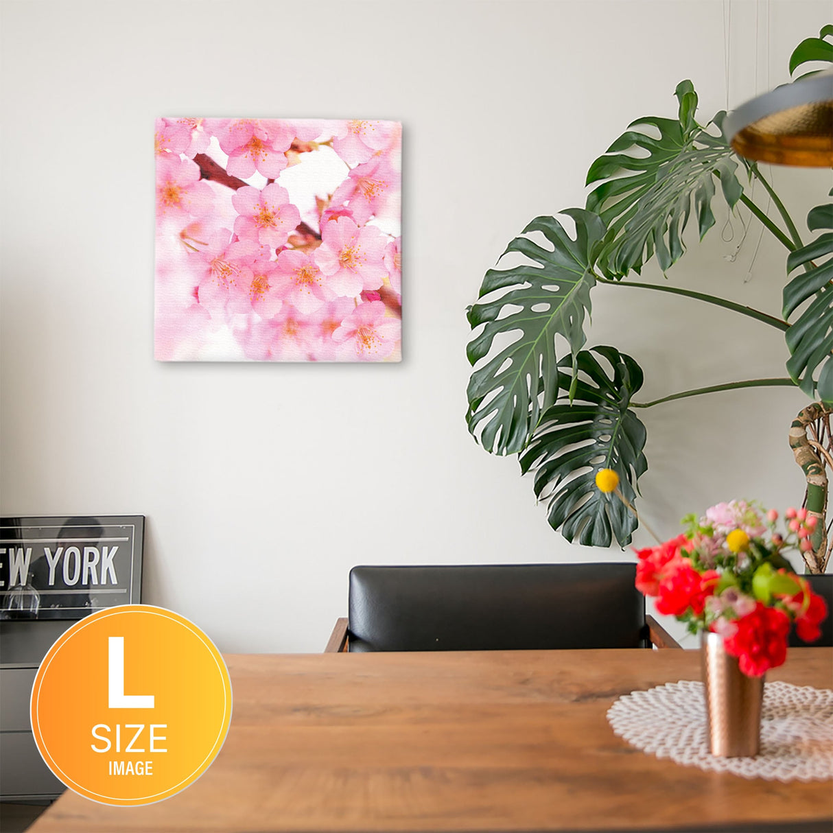 桜のファブリックパネルセット インテリア雑貨 アートパネル キャンバス 花 ピンク nori-2005-030 - ArtDeli. アートパネル専門店