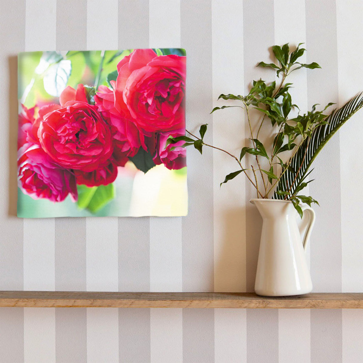 バラのアートパネルセット インテリア雑貨 アートパネル キャンバス 花 レッド nori-2005-031 - ArtDeli. アートパネル専門店