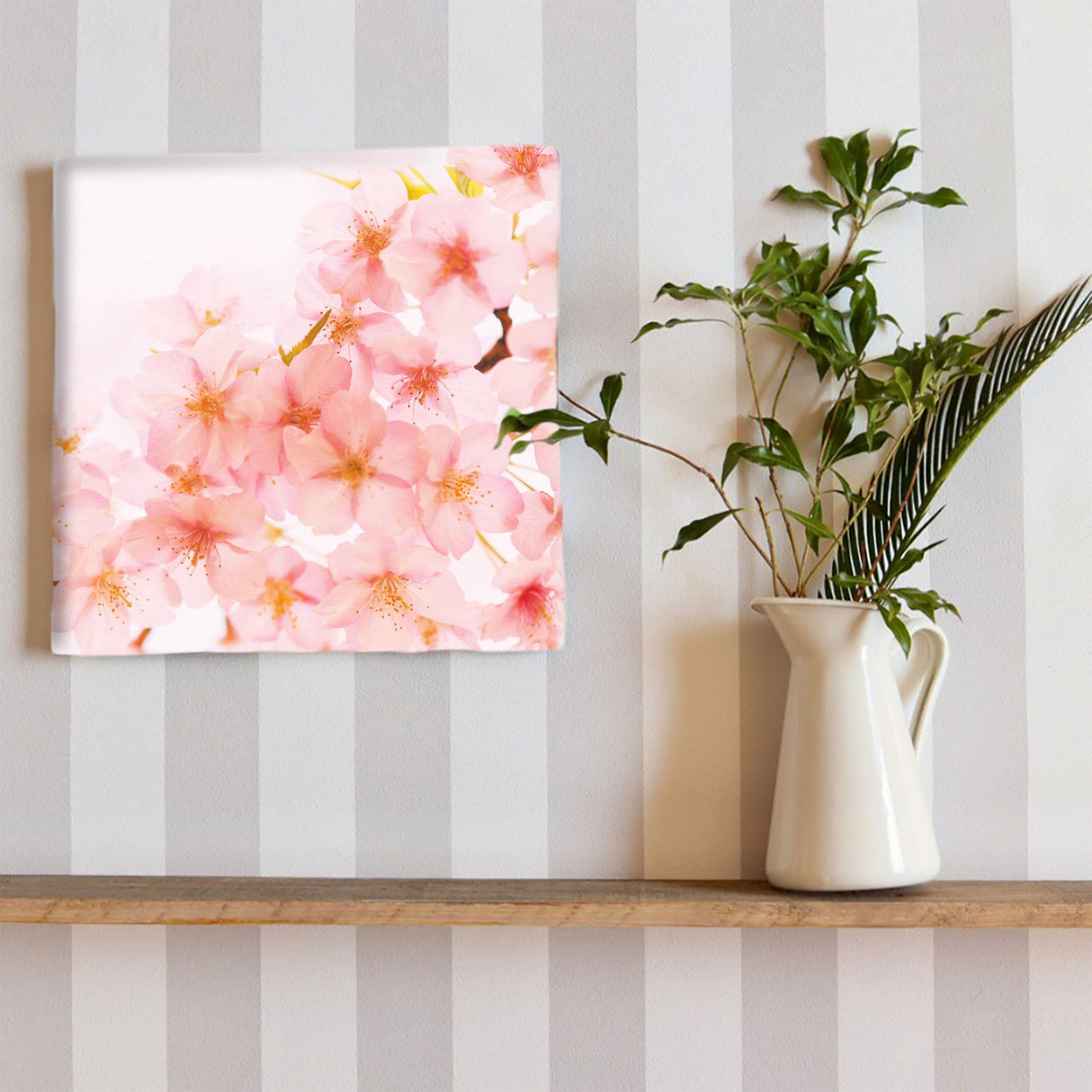 桜の壁掛けアートセット インテリア雑貨 アートパネル キャンバス 花 ピンク nori-2005-033 - ArtDeli. アートパネル専門店