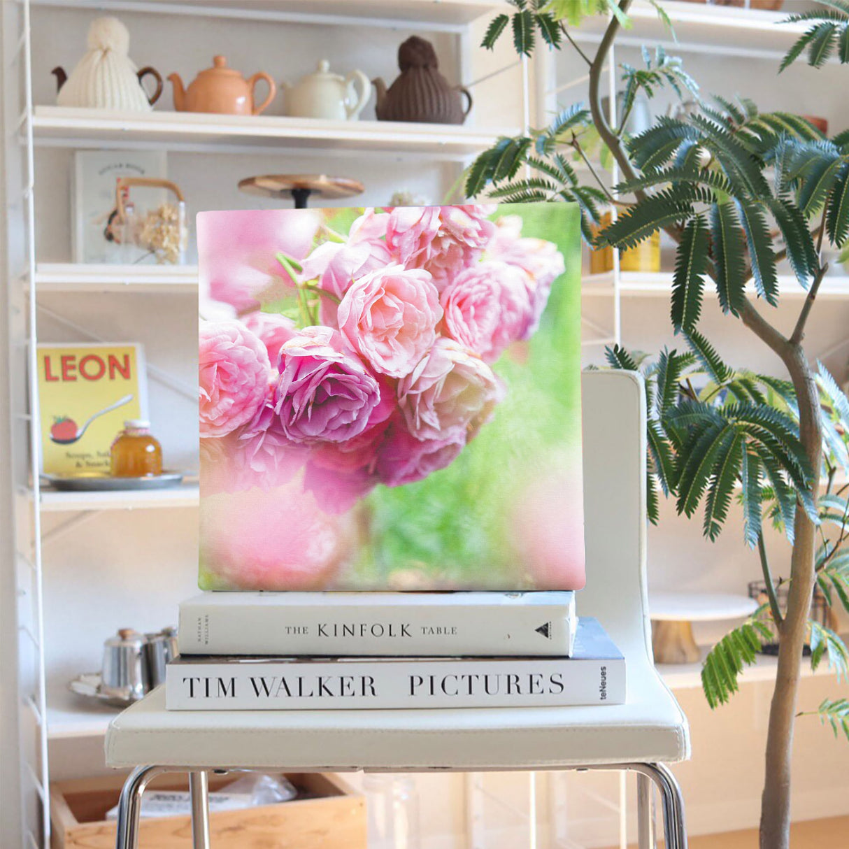 バラの壁掛けアートセット インテリア雑貨 アートパネル キャンバス 花 ピンク nori-2005-034 - ArtDeli. アートパネル専門店