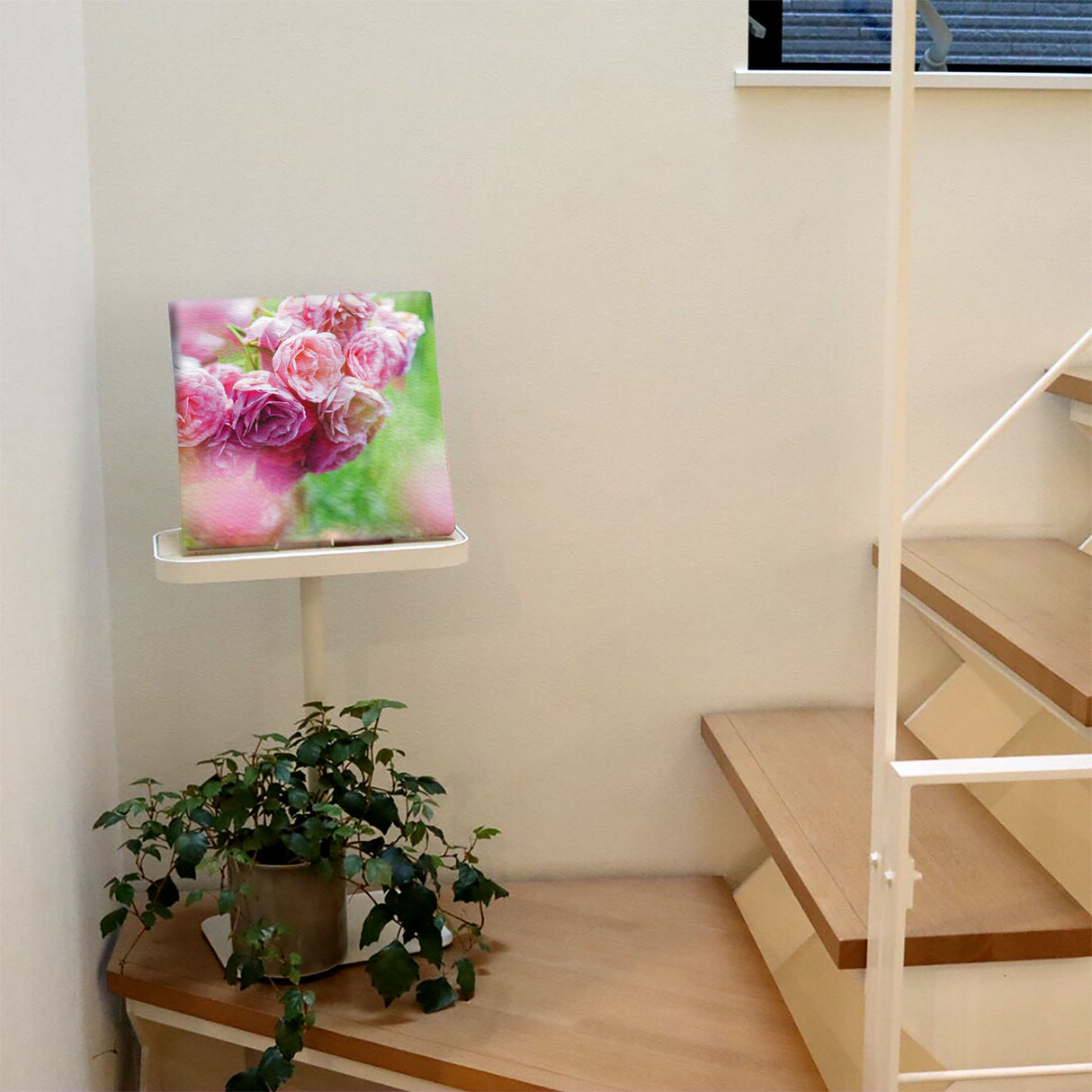 バラの壁掛けアートセット インテリア雑貨 アートパネル キャンバス 花 ピンク nori-2005-034 - ArtDeli. アートパネル専門店
