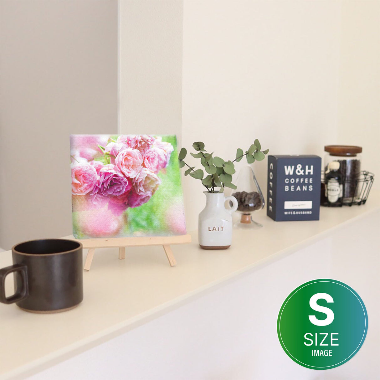 バラの壁掛けアートセット インテリア雑貨 アートパネル キャンバス 花 ピンク nori-2005-034 - ArtDeli. アートパネル専門店