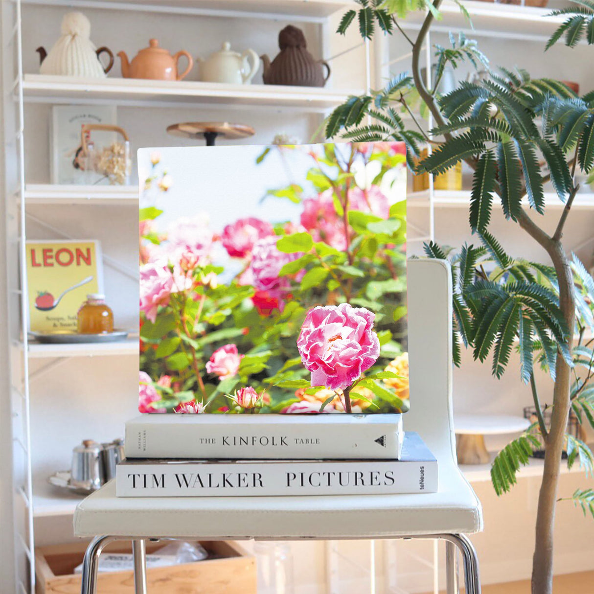 バラのアートパネルセット インテリア雑貨 アートパネル キャンバス 花 グリーン nori-2005-038 - ArtDeli. アートパネル専門店