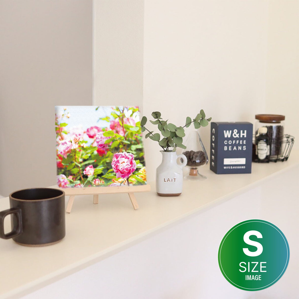 バラのアートパネルセット インテリア雑貨 アートパネル キャンバス 花 グリーン nori-2005-038 - ArtDeli. アートパネル専門店