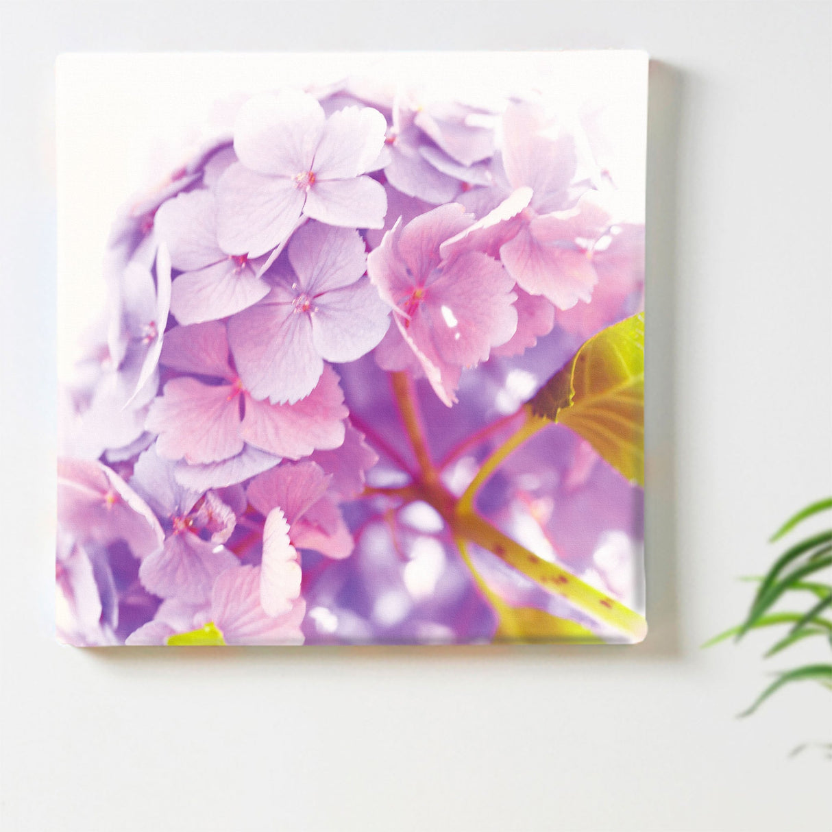 アジサイの壁掛けアートセット インテリア雑貨 アートパネル キャンバス 花 パープル nori-2005-039 - ArtDeli. アートパネル専門店