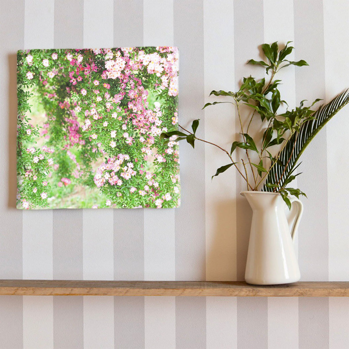 バラのファブリックパネルセット インテリア雑貨 アートパネル キャンバス 花 グリーン nori-2005-042 - ArtDeli. アートパネル専門店