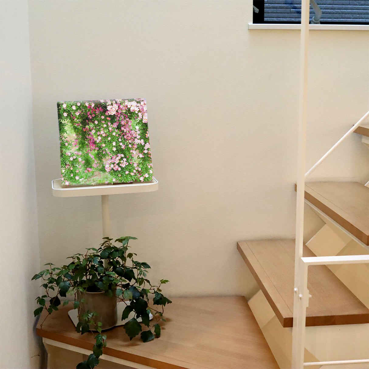 バラのファブリックパネルセット インテリア雑貨 アートパネル キャンバス 花 グリーン nori-2005-042 - ArtDeli. アートパネル専門店