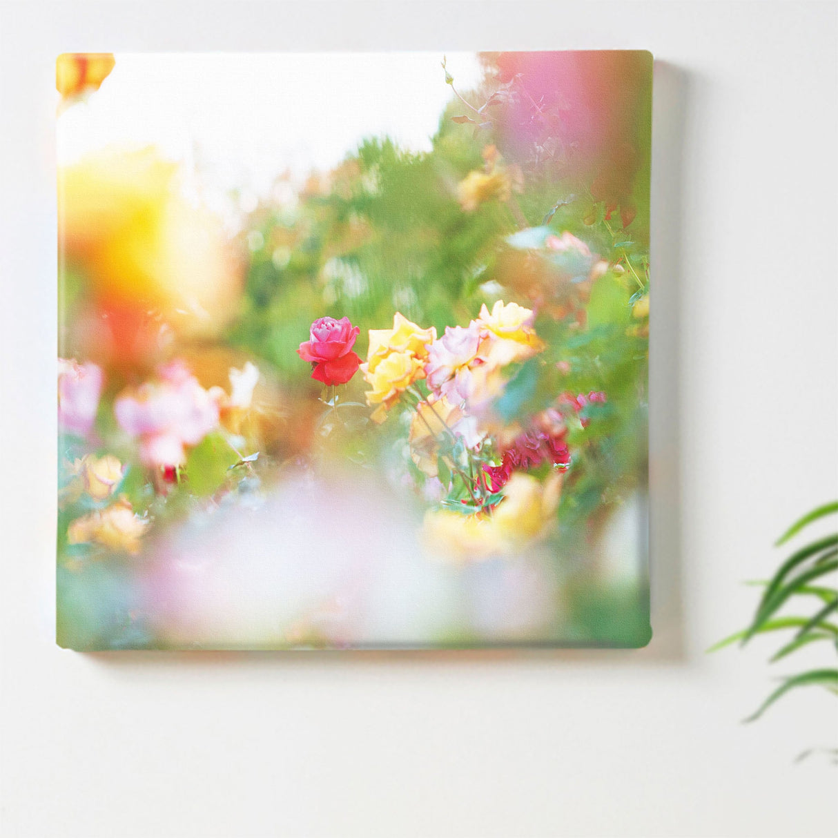 バラのファブリックパネルセット インテリア雑貨 アートパネル キャンバス 花 グリーン nori-2005-043 - ArtDeli. アートパネル専門店