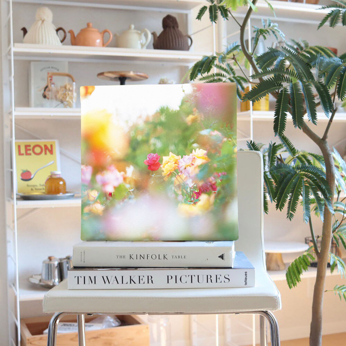 バラのファブリックパネルセット インテリア雑貨 アートパネル キャンバス 花 グリーン nori-2005-043 - ArtDeli. アートパネル専門店