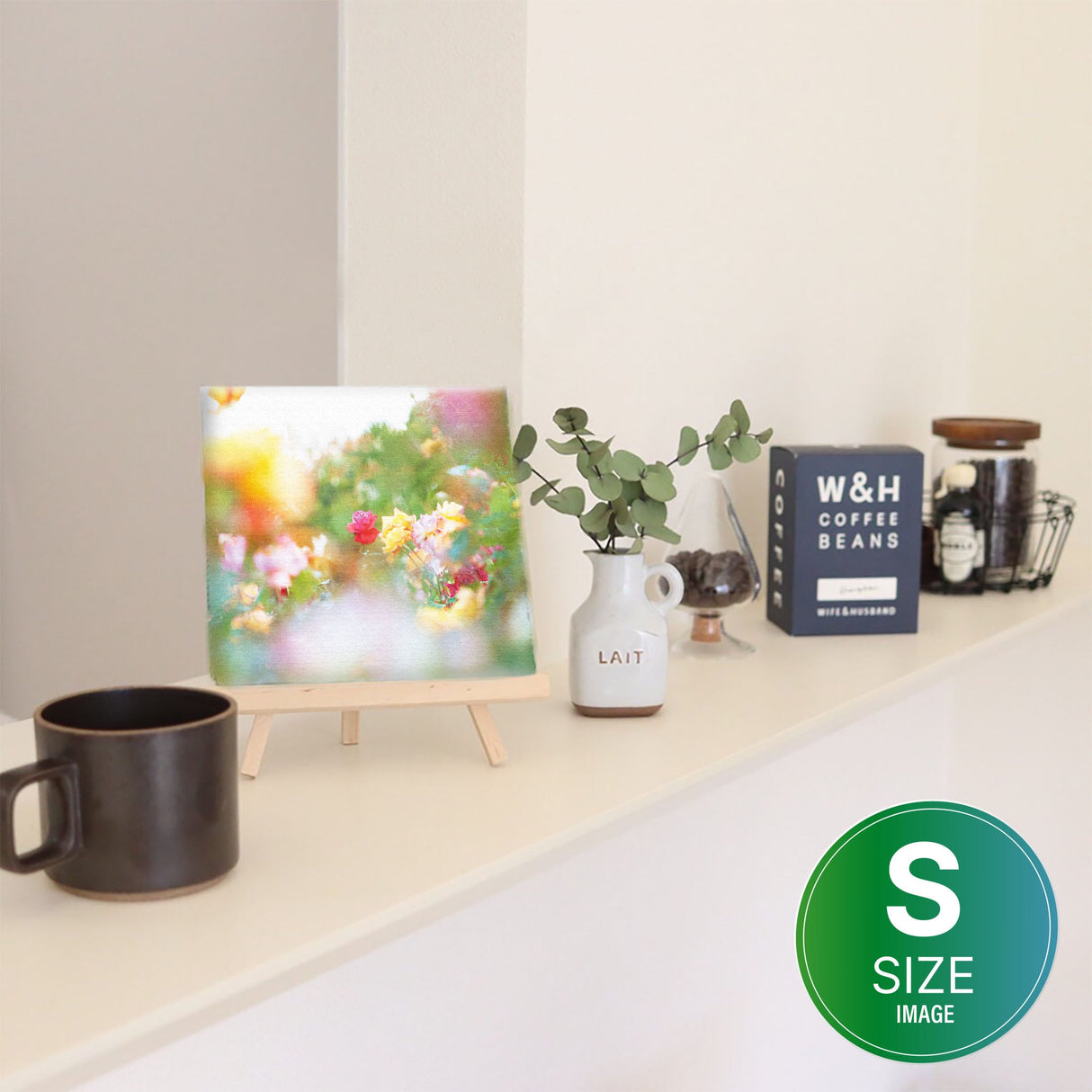 バラのファブリックパネルセット インテリア雑貨 アートパネル キャンバス 花 グリーン nori-2005-043 - ArtDeli. アートパネル専門店