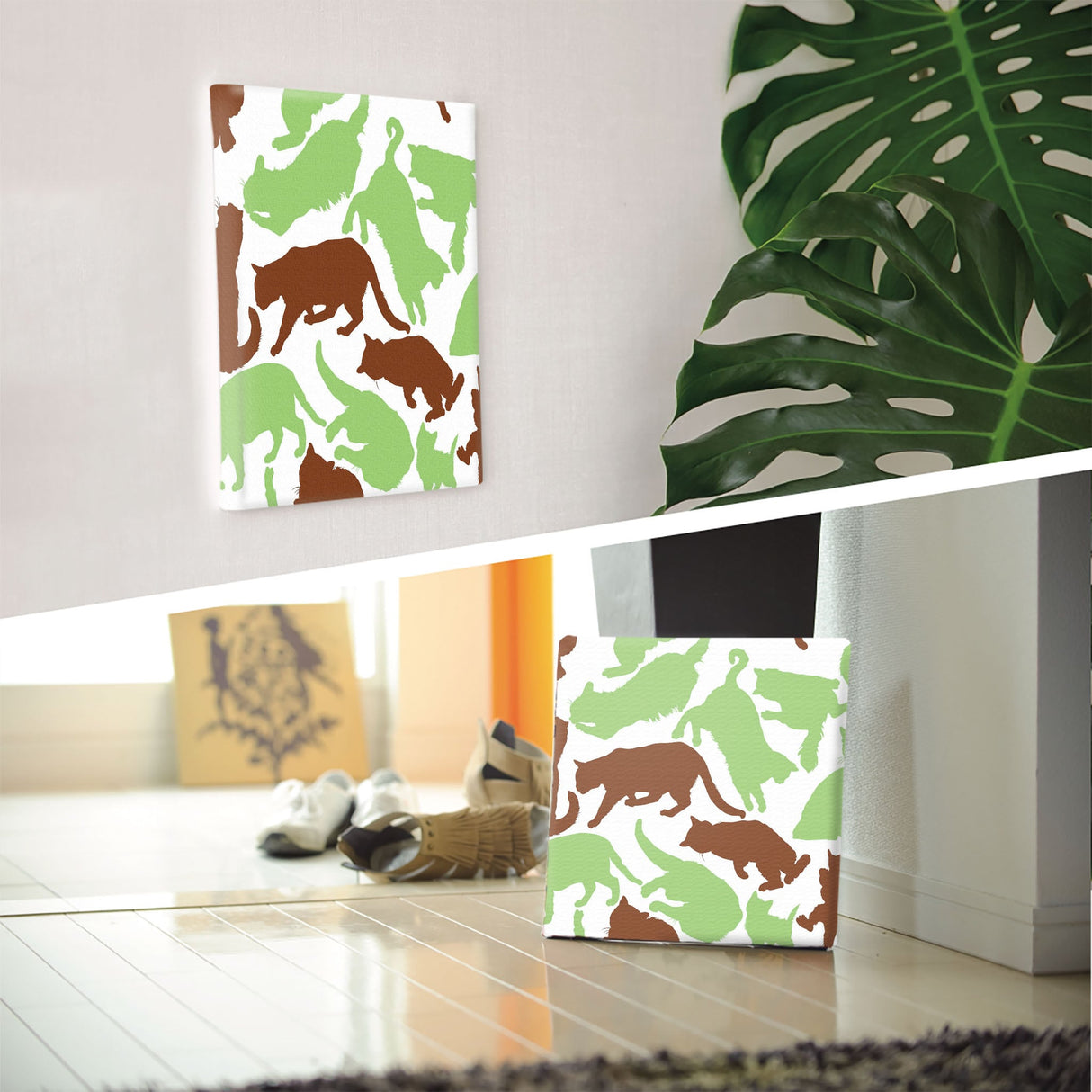 北欧デザインのファブリックパネル 一人暮らし インテリア pat-0006 - ArtDeli. アートパネル専門店