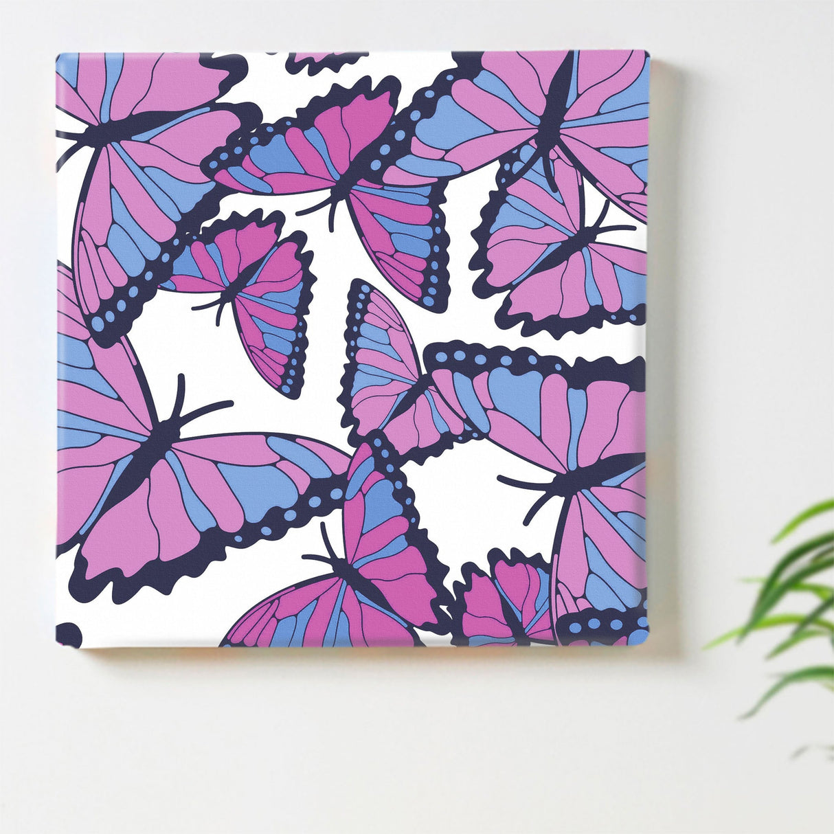 北欧絵柄のファブリックパネル ウォールデコ インテリア pat-0007 - ArtDeli. アートパネル専門店