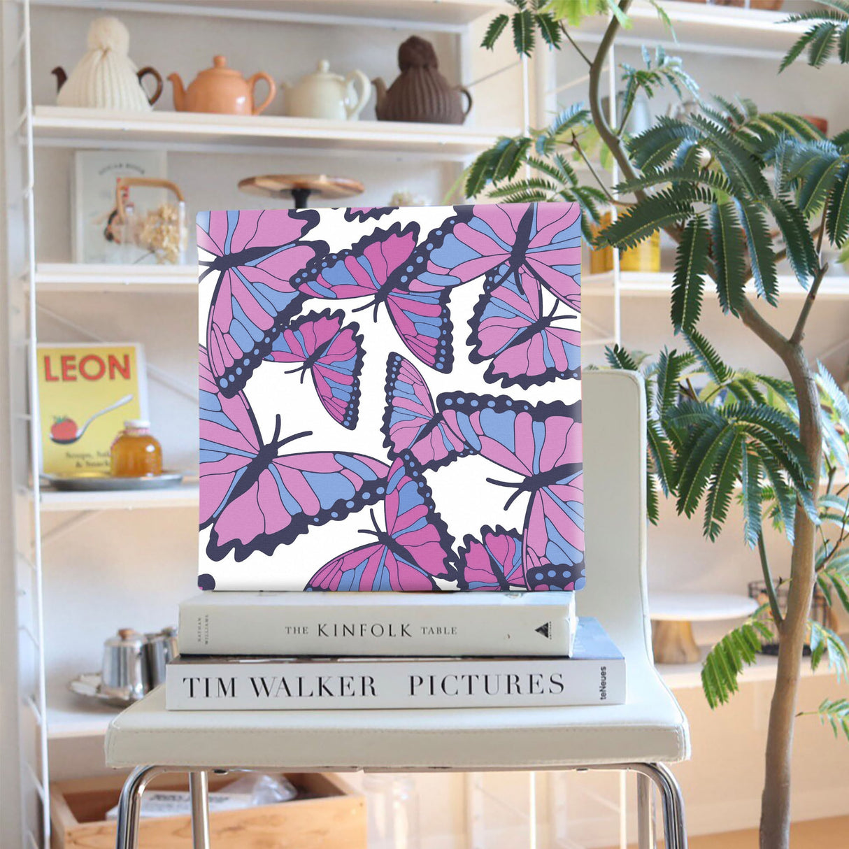 北欧絵柄のファブリックパネル ウォールデコ インテリア pat-0007 - ArtDeli. アートパネル専門店